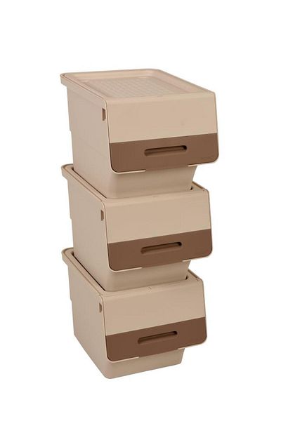 Motek Mt07 Organizer Wheeled Storage and Supply Box 3-layer 3x12 Lt