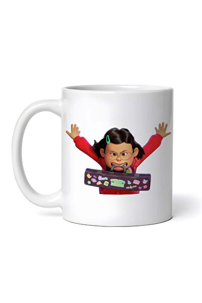 OEM Cană albă personalizată, Turning Red Meilin Lee, INOVATIX®. 330 ml