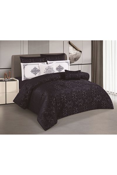 HOURS Horse Navran 8-piece Jacquard Quilt Set with a Modern and Distinctive Pattern Delia-003