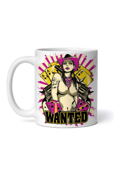 OEM Εξατομικευμένη λευκή κούπα, Ζητείται, INOVATIX®. 330ml