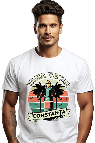 StoryGift Romania Tricou Barbati Vama Veche, Constanta Sticla Distractie Mare...