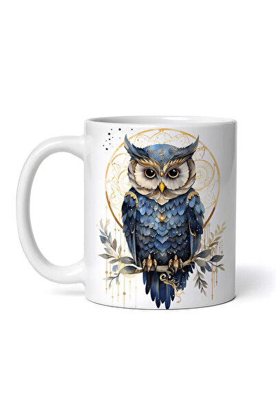 OEM Cană albă personalizată, Mystic Owl, INOVATIX®. 330ml