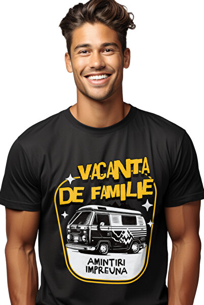 StoryGift Romania Tricou Barbati Vacanta De Familie Amintiri Impreuna Caravan...