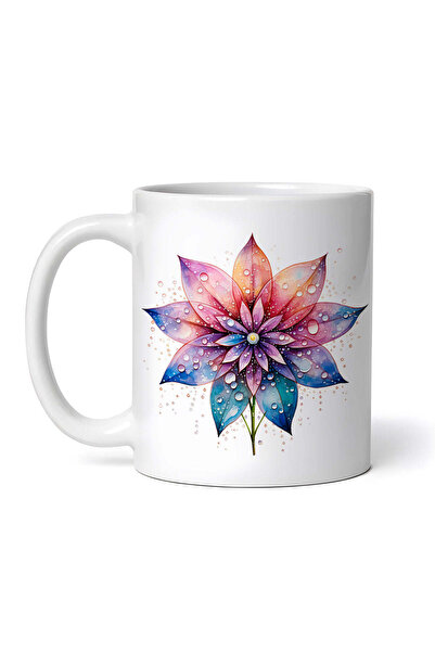 OEM Cană albă personalizată, Invitație de Revelion New Flower, INOVATIX®. 330ml