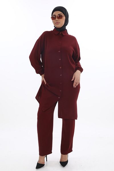 TUNİK Women's Double Tunic Suit with Pants