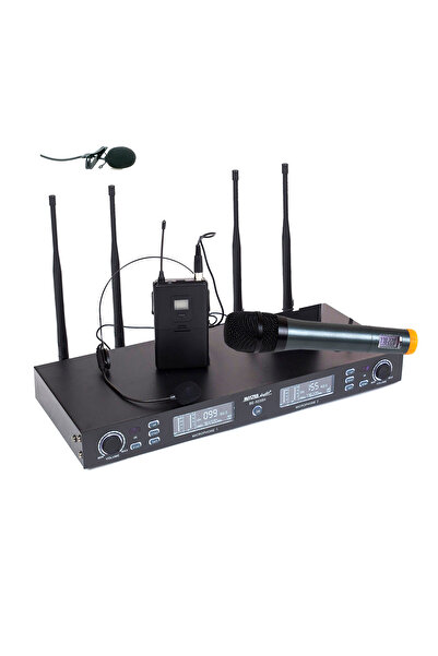 Master Audio Microfon wireless lavaliera, headset, vocal Master Audio BE5035TL, true diversity, UHF, PLL
