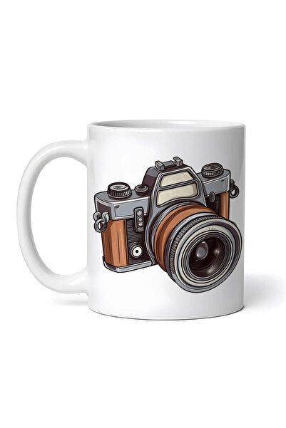 OEM Εξατομικευμένη λευκή κούπα, Vintage κάμερα, INOVATIX®. 330ml
