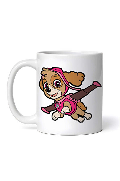 OEM Cană albă personalizată, Patrula Cățelușilor Skye planează, INOVATIX®. 330ml