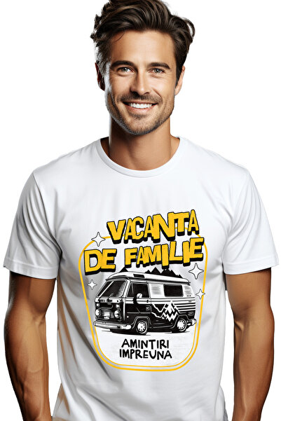 StoryGift Romania Tricou Barbati Vacanta De Familie Amintiri Impreuna Caravan...