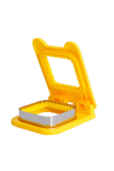 Choice أداة تقطيع وإغلاق الساندويتش المربعة الصفراء من الفولاذ المقاوم للصدأ ...