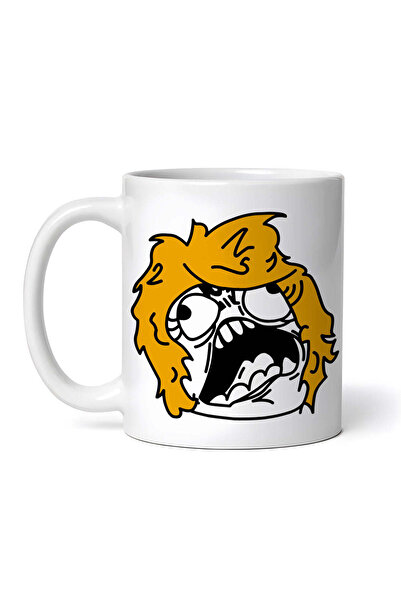 OEM Cană albă personalizată, Nervous Troll Meme, INOVATIX®. 330ml