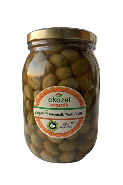 Ekozel Organik Mememcik Yeşil Zeytin - 1150 G