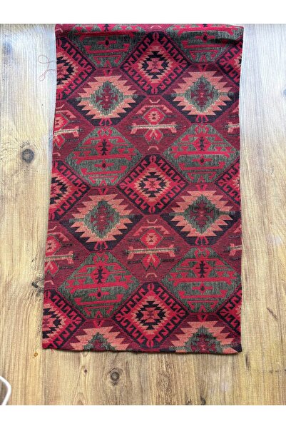 HALFART Otantik Desenli Doğal Kumaş Runner | 40x140 cm | Şık, Dayanıklı ve Ko...