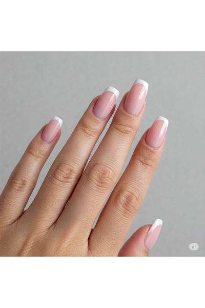 eklips TAKMA TIRNAK FRENCH OVAL PEMBE 24LÜ