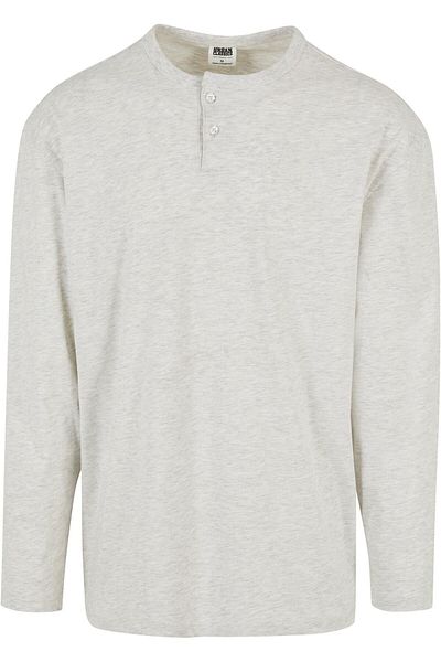 Urban Classics Herren Organic Oversized Henley Longsleeve