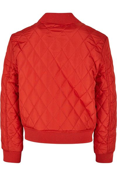 Urban Classics Damen Girls Diamond Quilted Nylon Jacket