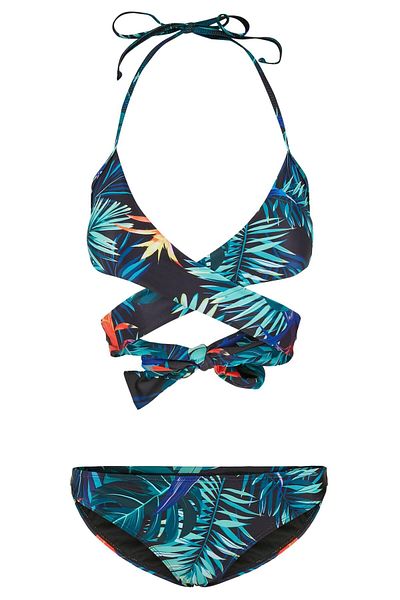 Urban Classics Damen Ladies Draped Pattern Bikini