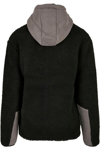 Urban Classics Herren Hooded Sherpa Jacket