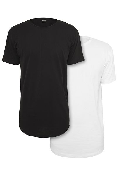 Urban Classics Herren Pre-pack Shaped Long Tee 2-pack