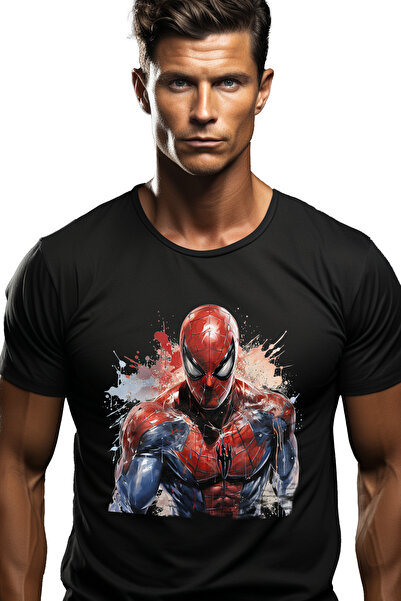 StoryGift Romania Tricou bărbătesc Spiderman, costum, Peter Parker, supereroi...
