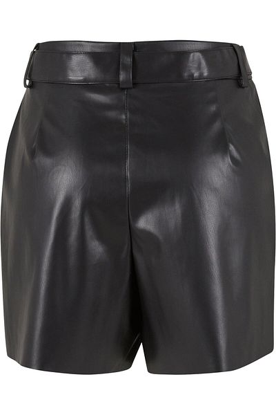 Urban Classics Ladies Synthetic Leather Shorts