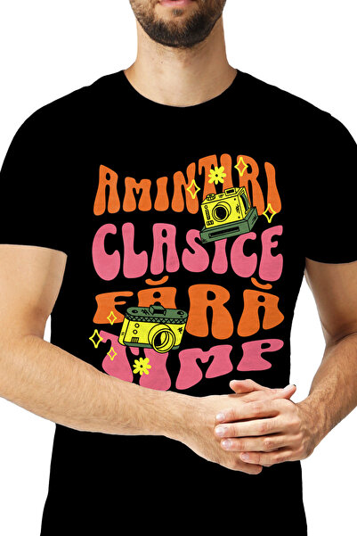 StoryGift Romania Tricou Barbati Amintiri Clasice Fara Timp Aparat Foto Arta ...
