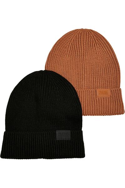 Urban Classics Unisex Acryl Beanie 2er Pack