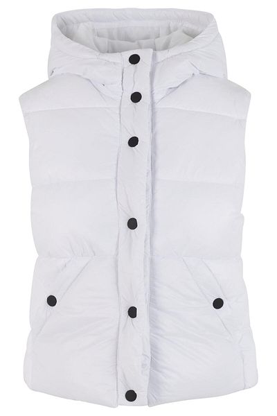 Urban Classics Ladies Recycled Shiny Puffer Vest With Hood