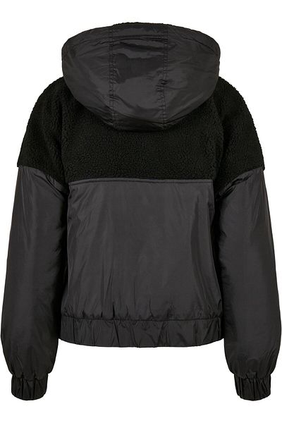Urban Classics Damen Ladies Sherpa Mix Pull Over Jacket