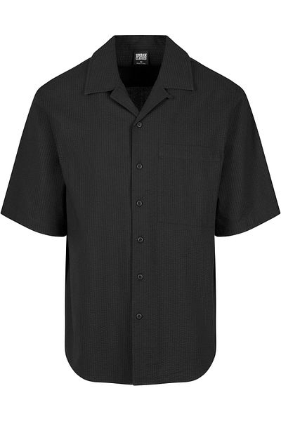Urban Classics Herren Relaxed Seersucker Short Sleeve Shirt