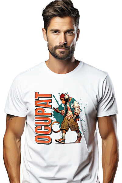 StoryGift Romania Tricou Barbati Maimuta Cu Capul In Telefon Text Ocupat Cu I...