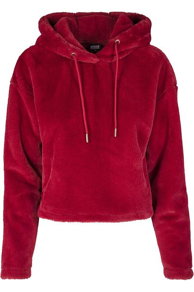 Urban Classics Damen Ladies Oversize Short Teddy Hoody