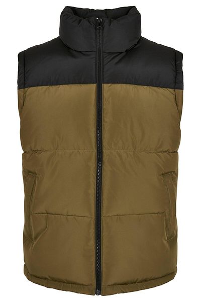 Urban Classics Herren Block Puffer Vest