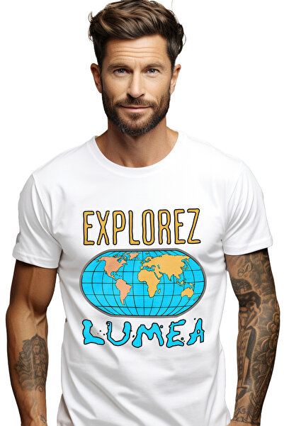 StoryGift Romania Tricou Barbati Planta Terra Turtita Text Explorez Lumea Cu ...