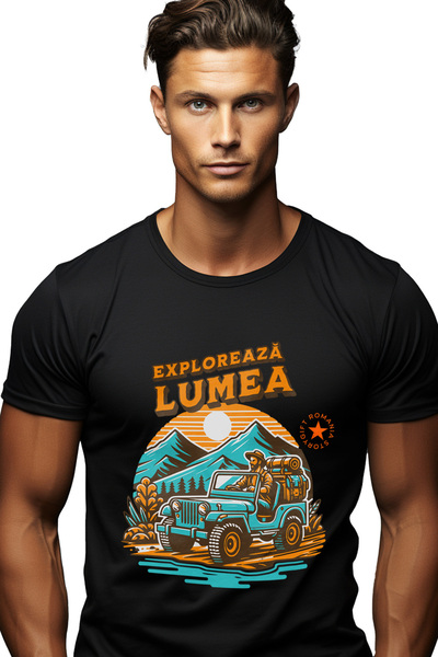 StoryGift Romania Men's T-shirt explore the world adventure through the mount...