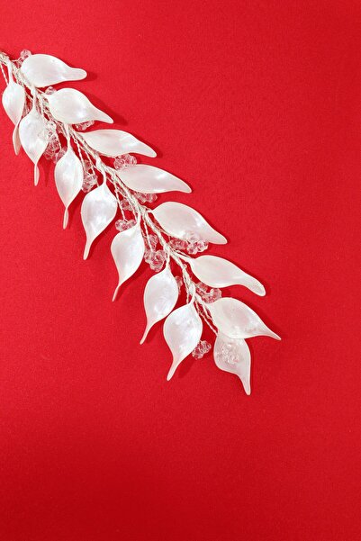 KEEBA Floral Mother of Pearl Bridal Crown. Bridal Hair Accessory. Engagement Hair Accessory. Promise Wedding Henna Hair Accessories