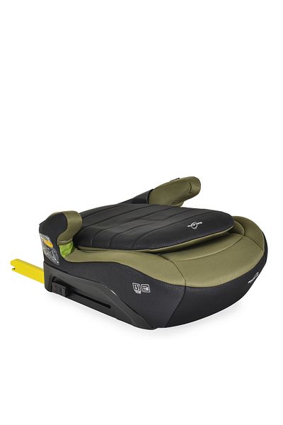 OEM Car Booster with Isofix seat type, Cangaroo Galaxy Green, Folding backrest, complies with ECE R129.03
