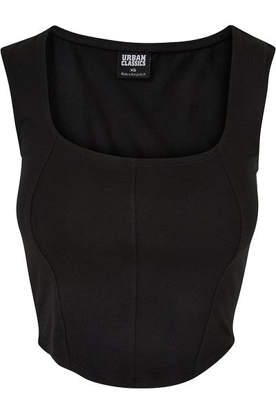Urban Classics Damen Ladies Short Corsage Top