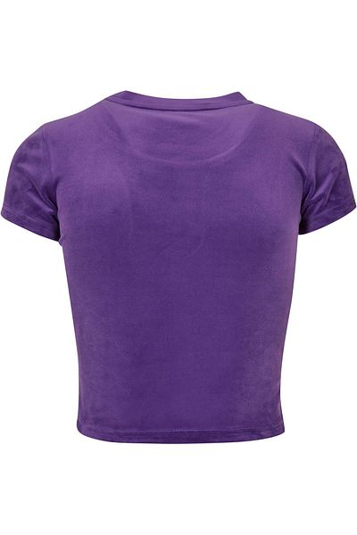 Urban Classics Damen Ladies Short Velvet Tee