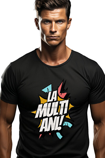 StoryGift Romania Tricou Barbati Mesaj Aniversare La Multi Nai, Zi Onomastica...