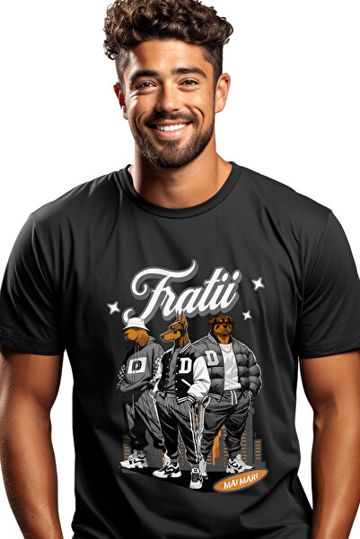 StoryGift Romania Ανδρικό T-Shirt  "Τρεις Αντίστεντες Αδελφοί " Οικογενειακή ...