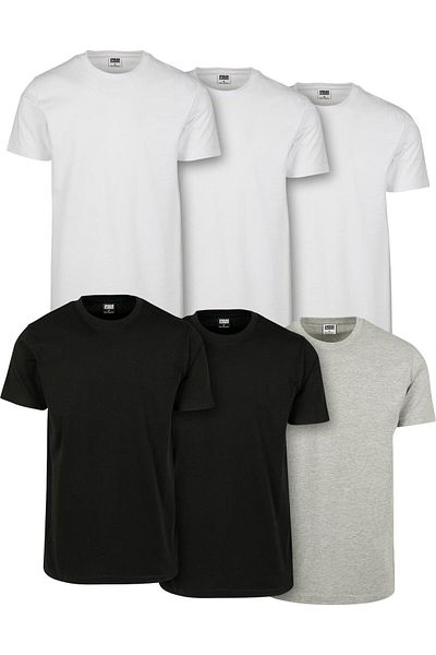 Urban Classics Herren Basic Tee 6-pack
