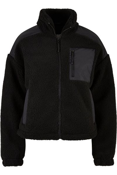 Urban Classics Damen Ladies Sherpa Mix Jacket