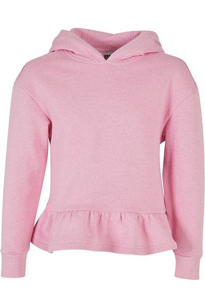 Urban Classics Damen Girls Organic Hoody mit Volants