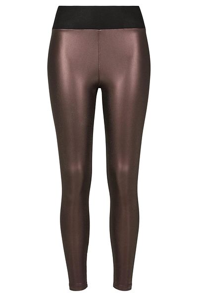 Urban Classics Damen Ladies Faux Leather High Waist Leggings