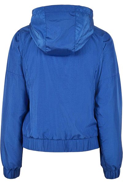 Urban Classics Damen Oversized-Jacke aus glänzendem Crinkle-Nylon