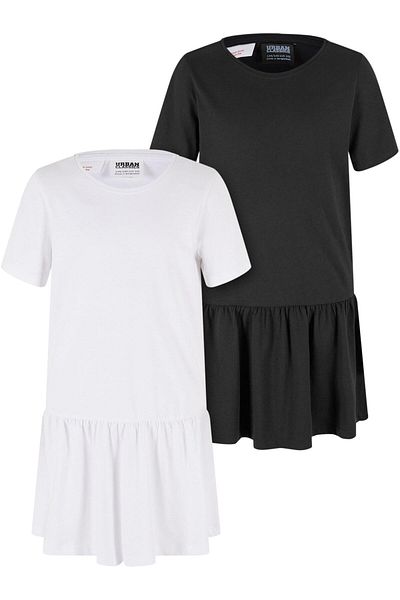 Urban Classics Damen Girls Valance Tee Dress 2-pack