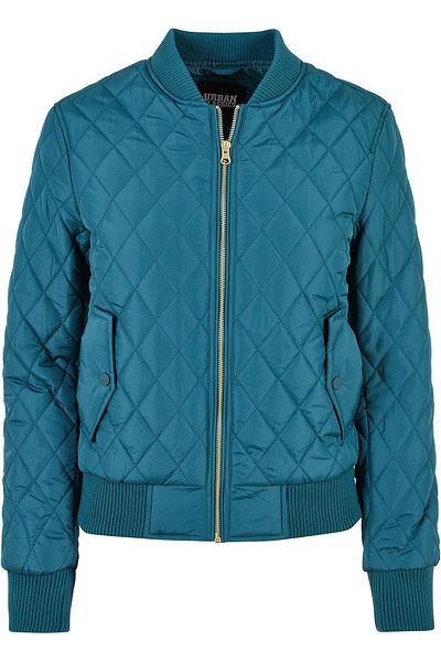 Urban Classics Damen Ladies Diamond Quilt Nylon Jacket
