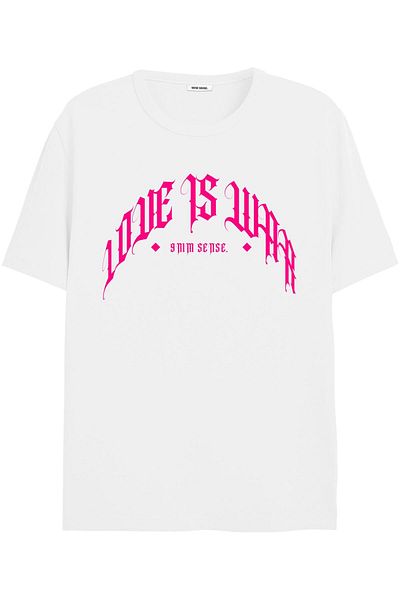 9N1M SENSE Herren SENSE LOVE IS WAR T-Shirt
