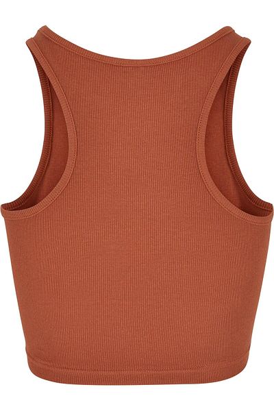 Urban Classics Damen Ladies Cropped Rib Top